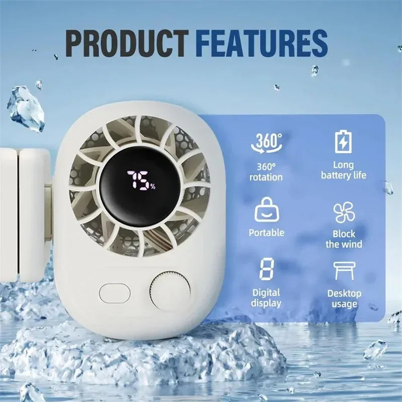 CoolClip Portable Fan - Flexible Cooling for Any Room