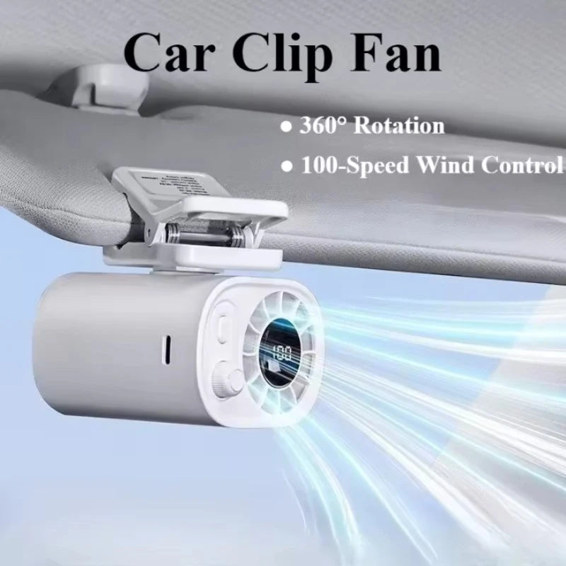 CoolClip Portable Fan - Flexible Cooling for Any Room