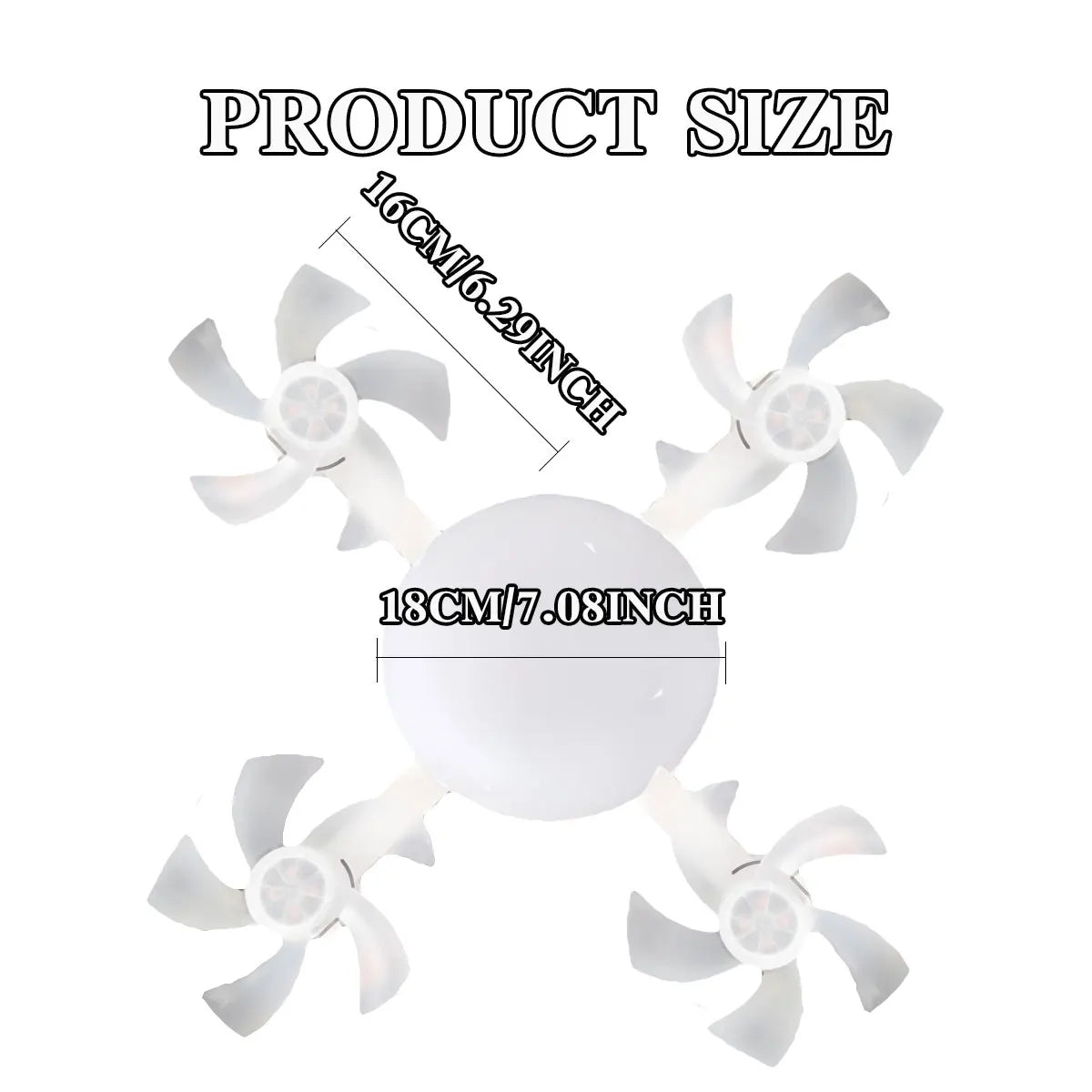 LumaFlow LED Fan - Quiet Airflow with Ambient Light